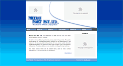 Desktop Screenshot of meerajplast.com