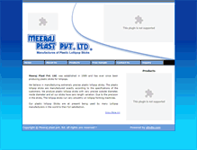 Tablet Screenshot of meerajplast.com